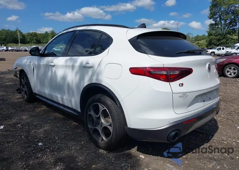 2022 Alfa Romeo Stelvio Ti Awd from USA, damaged, VIN ZASPAKBN0N7D43347